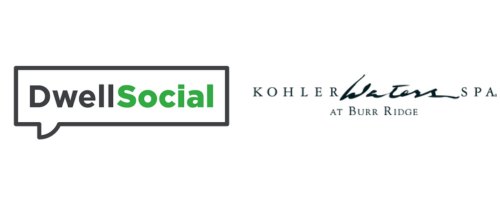DwellSocial Logo and Kohler Waters Spa Logo